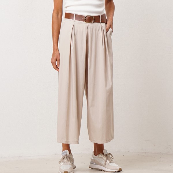 pantalonas em popelina c/ elastano