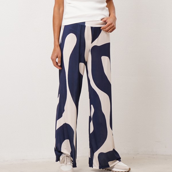pantalonas em malha fria