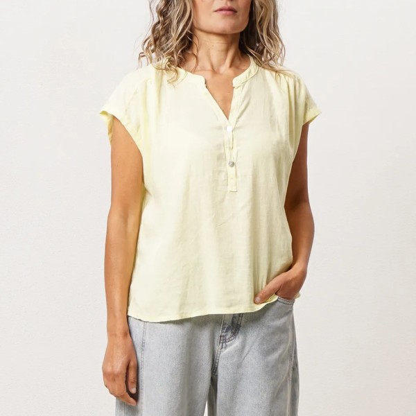 blusa em linho c/ viscose