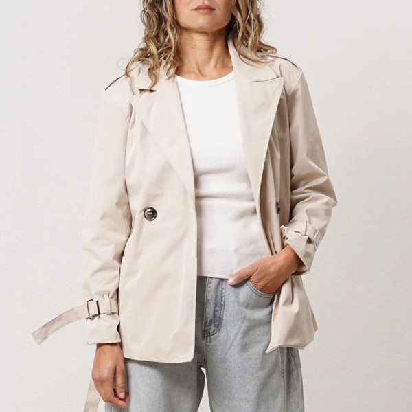 parka assertoada impermeável 