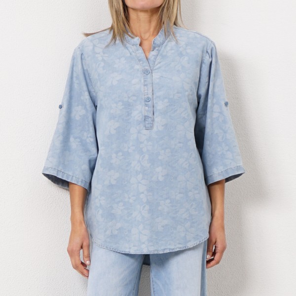 túnica de ganga (falso liso)