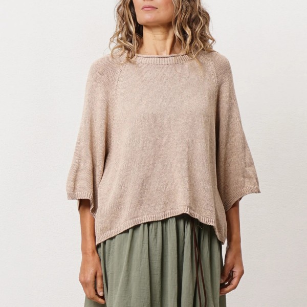 camisola em tricôt