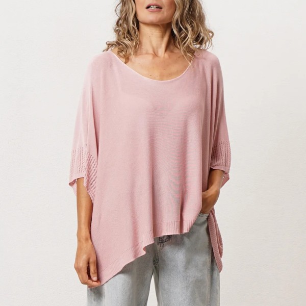 blusa tricotada c/ viscose