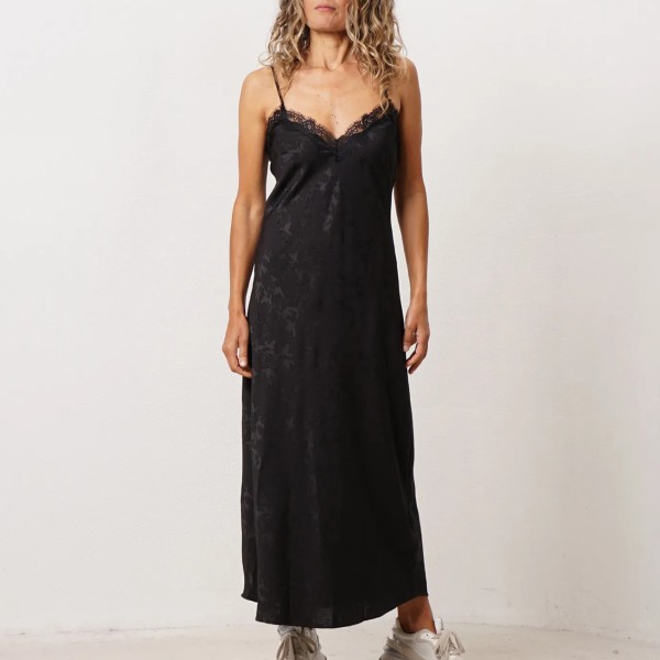 vestido brocado (falso liso)