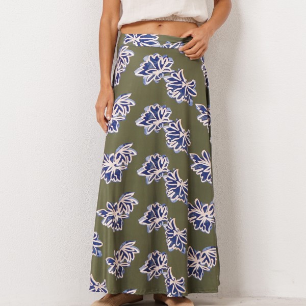 saia estampada em malha fria