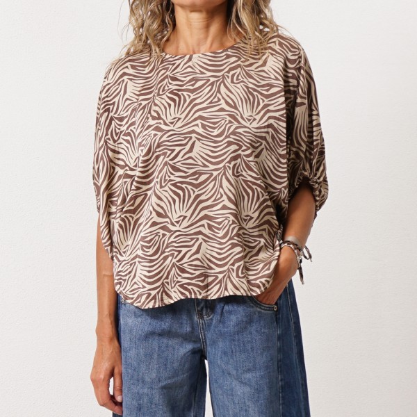 blusa acetinada