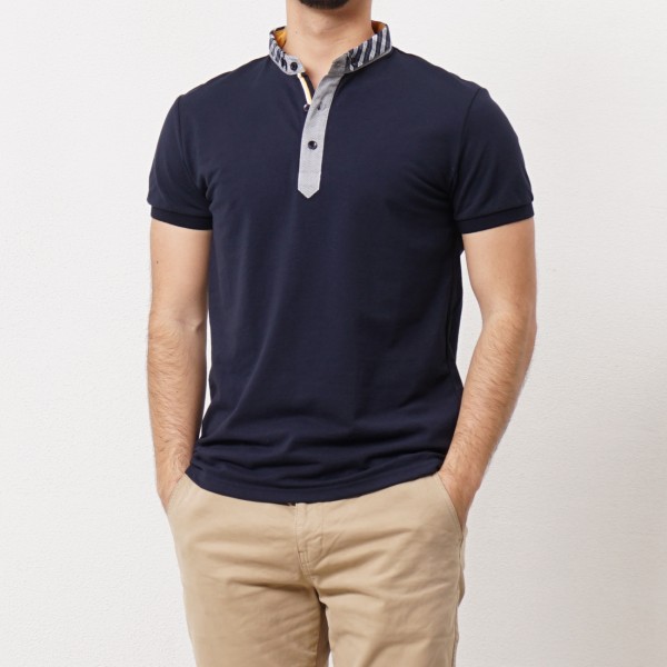 polo em piquet c/ aplicações