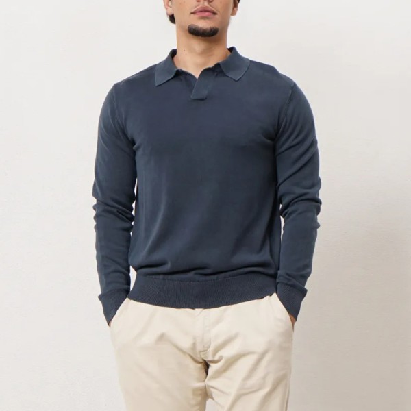 camisola em tricôt de algodão