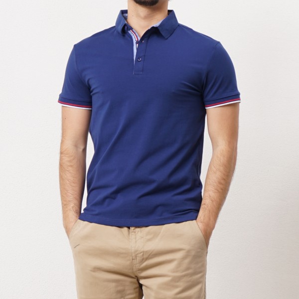 polo em piquet c/ elastano