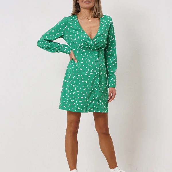 vestido estampado