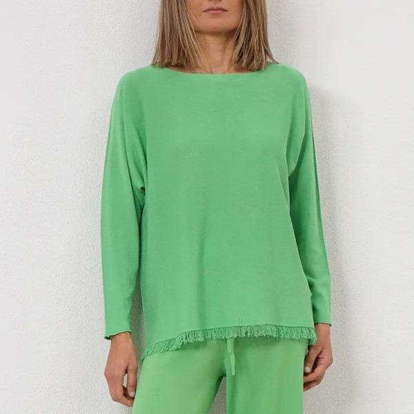 camisola em tricôt