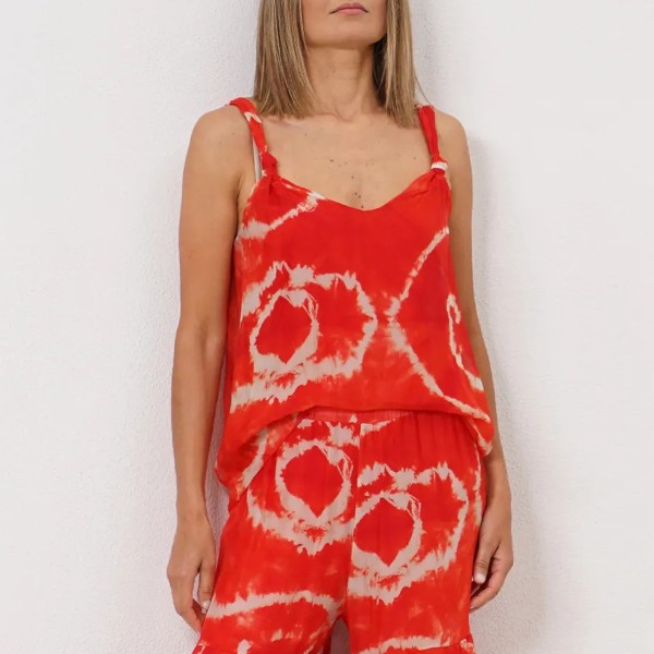 top estampado c/ seda