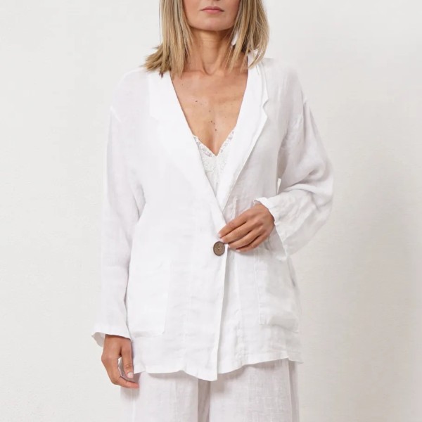 blazer 100% linho