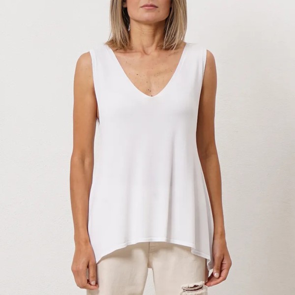 blusa de bico em tricôt
