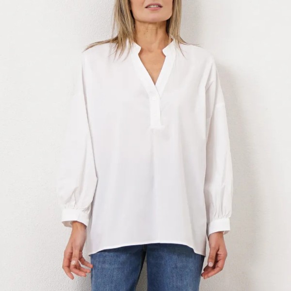 blusa em popelina