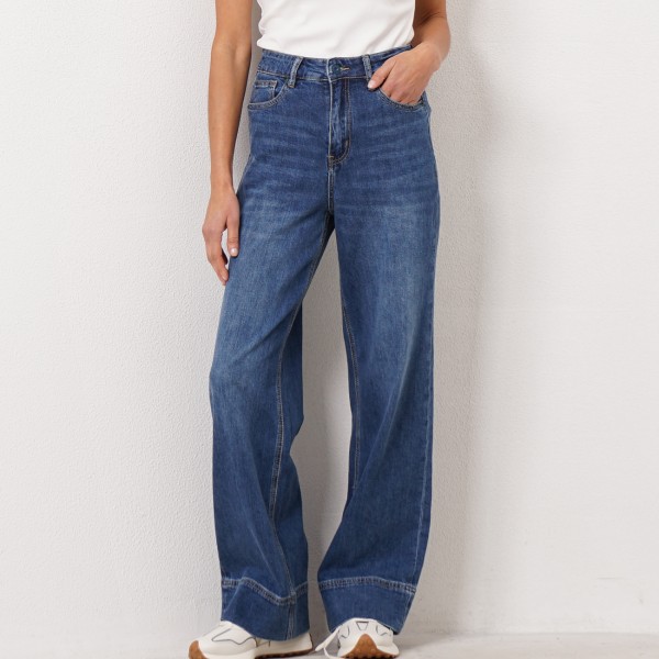 pantalonas vintage em ganga