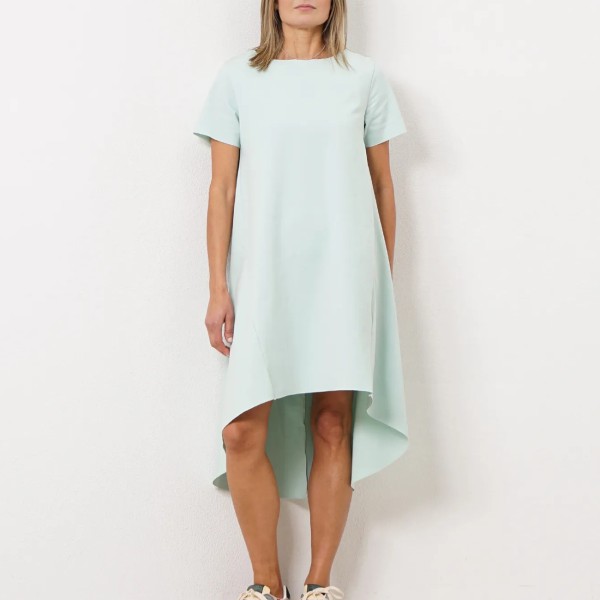 vestido assimétrico (malha ponto Roma)