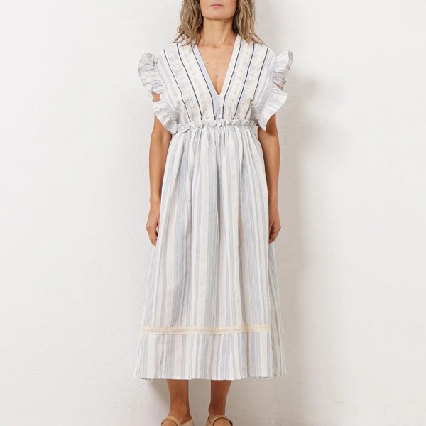 vestido c/ folhos