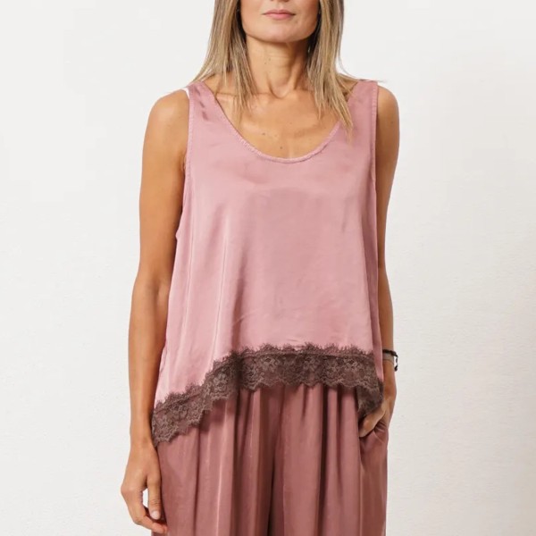 top acetinado c/ renda (rayon)