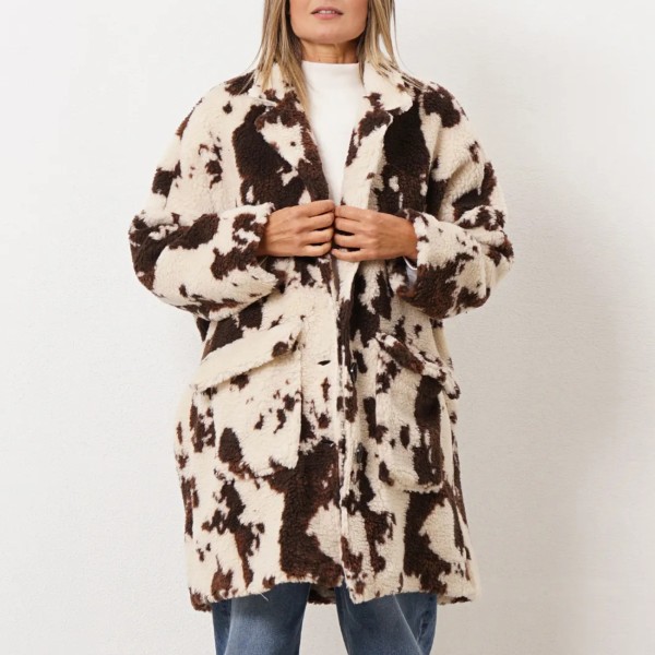 casaco de pelo (animal print)