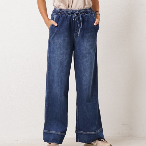 pantalonas de ganga c/ elastano
