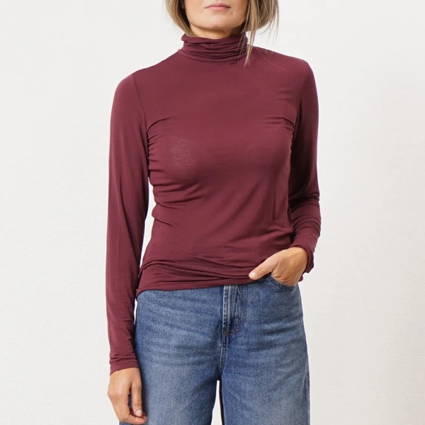 camisola mousse c/ caxemira e elastano 