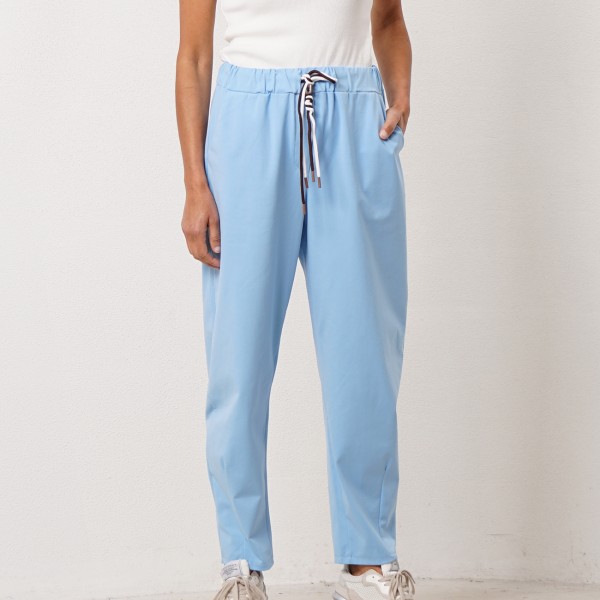 calça de balão c /atilhos