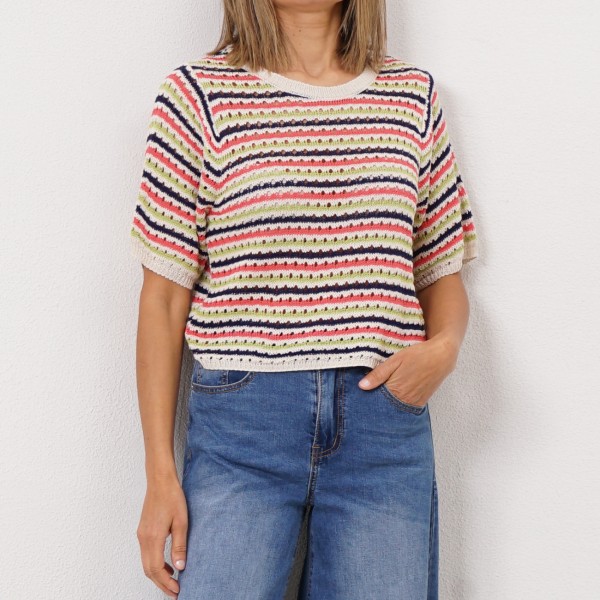 blusa em tricôt