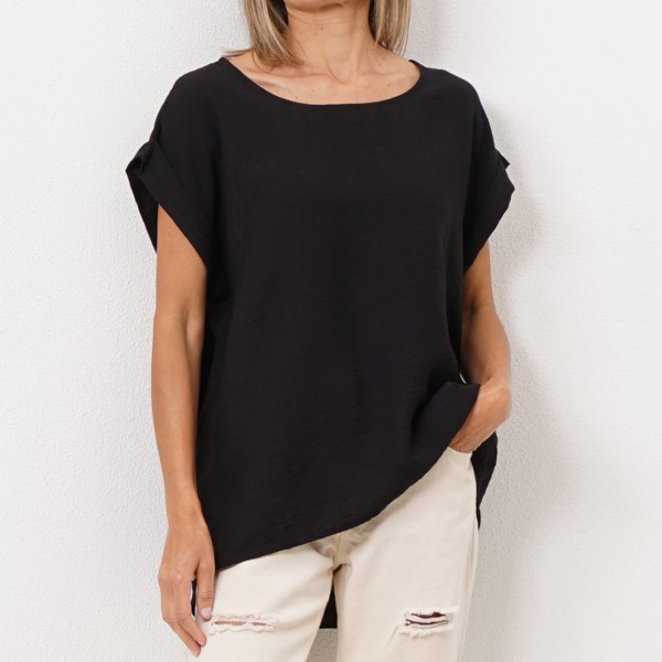 blusa em crepe