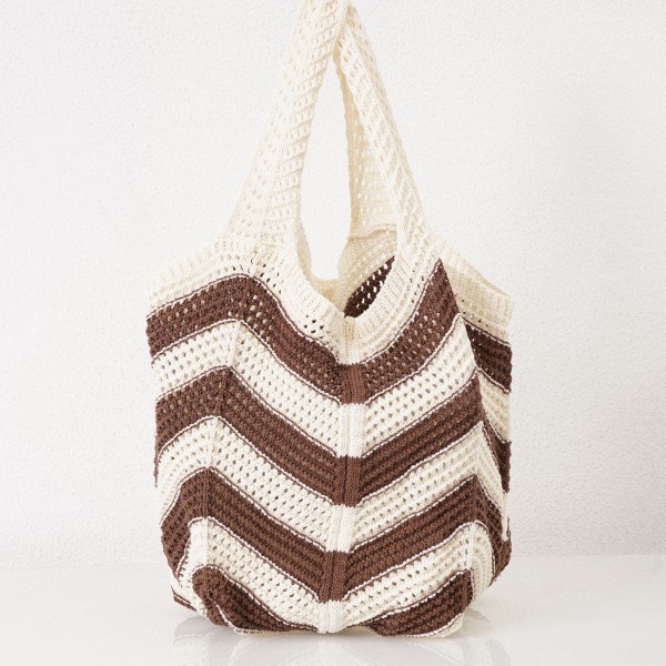 saco de riscas em tricôt (crochet)