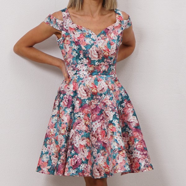 vestido com flores