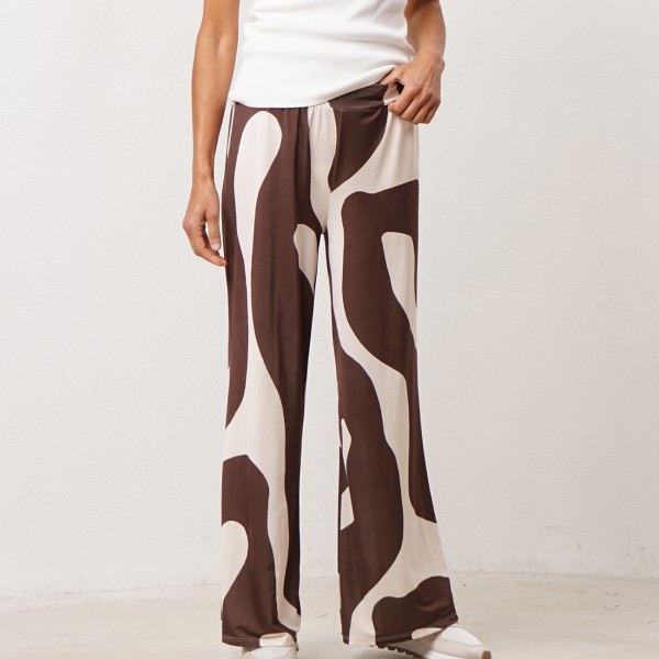 pantalonas em malha fria