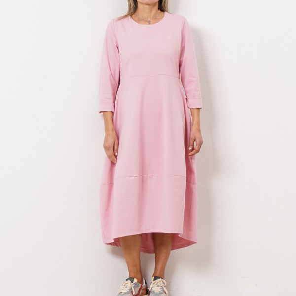 vestido assimétrico (malha ponto Roma)