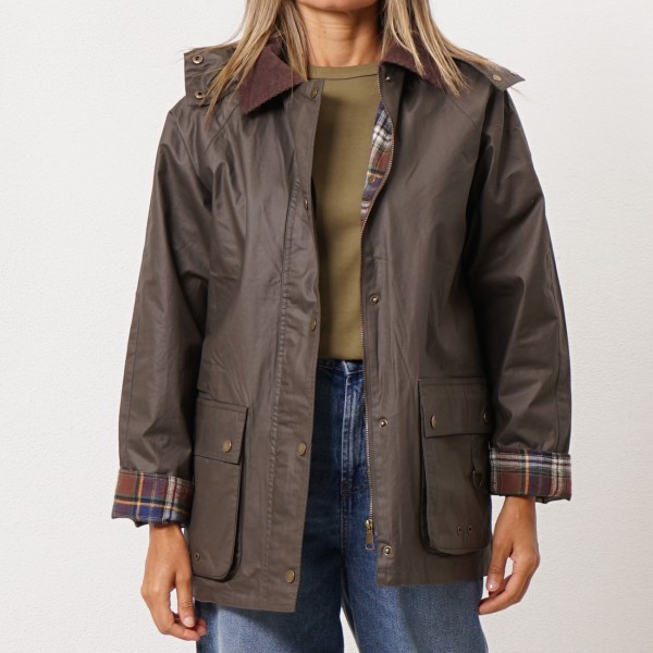 parka ensebada c/ forro de xadrez 