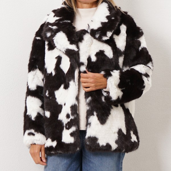 casaco de pelo (animal print)