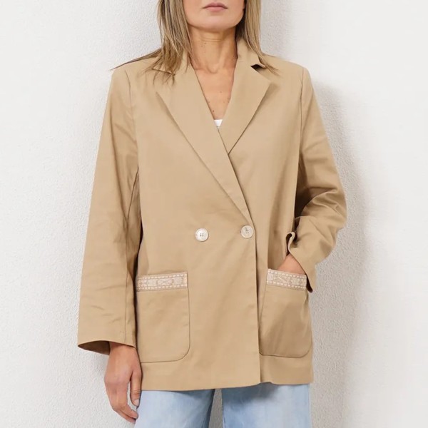 blazer acetinado c/ forro em tela (premium)