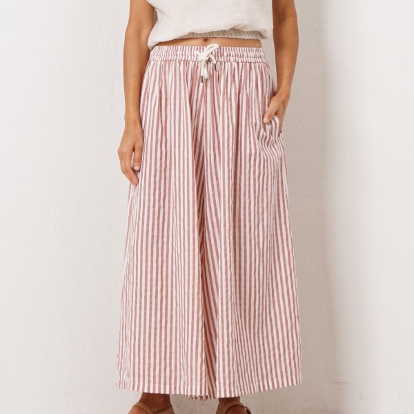 pantalonas pata de elefante (padrão vichy)