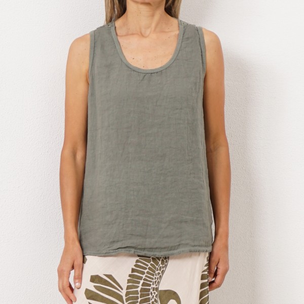 blusa c/ renda linho/algodão