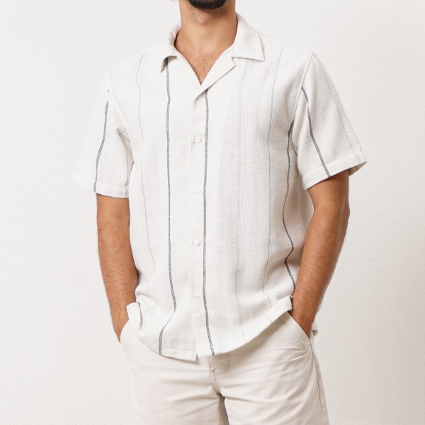 camisa de virados rustica (ponto largo)
