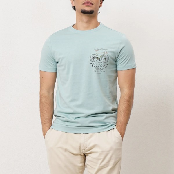 tshirt em algodão c/ estampa