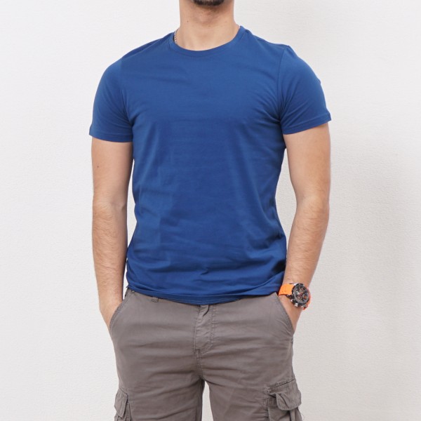 tshirt de algodão c/ elastano