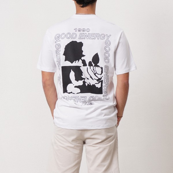 tshirt oversize c/ estampa nas costas