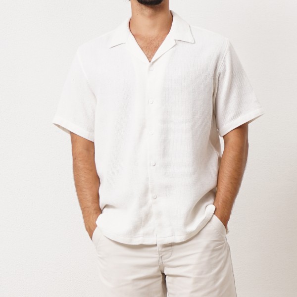 camisa de virados rustica (ponto largo)