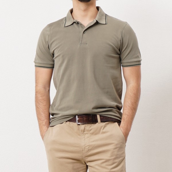 polo em piquet vintage
