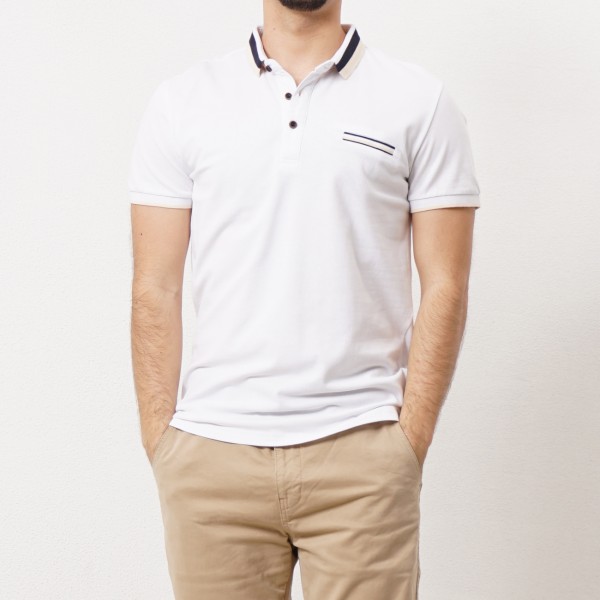 polo em piquet c/ aplicação