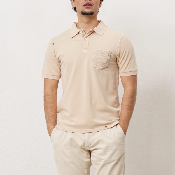 polo em piquet vintage c/ spandex 