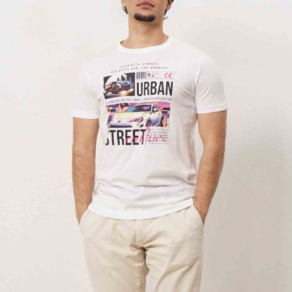 tshirt em algodão c/ estampa