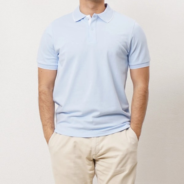 polo em piquet c/ spandex 