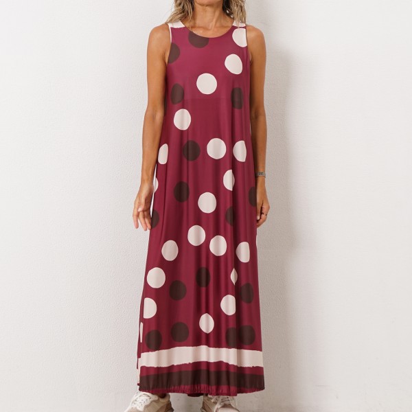 vestido evasé em malha fria