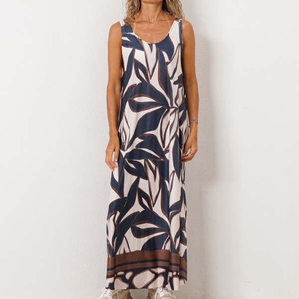 vestido evasé em malha fria